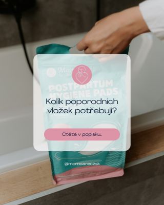 Po porodu vás čeká několik týdnů očistků, jejich intenzita se postupně snižuje🩸 MomCare poporodní vložky jsou ve třech...
